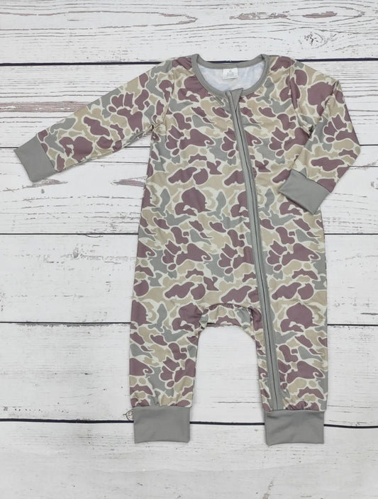 Camo Baby Zip Sleeper