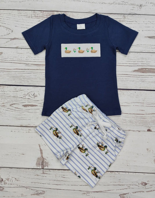 Boys Mallard Shorts Set