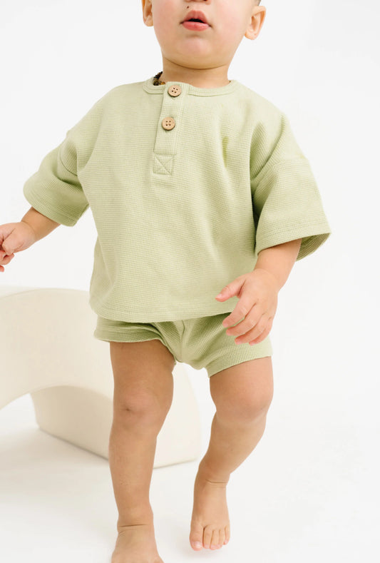 Meadow Waffle Slouchy Set