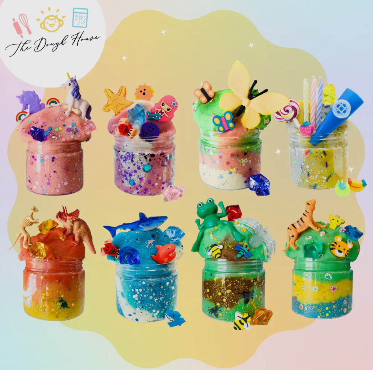 The Dough House - Magical Sensory Jars (Fun Size)